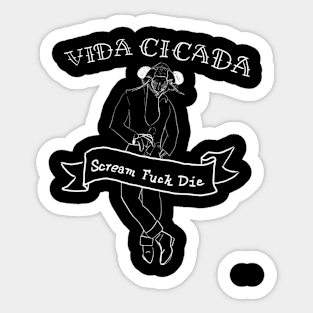 Vida Cicada Sticker